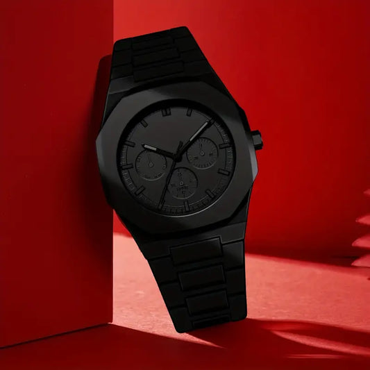 Arabic Aura Black Edition – Full Black Chronograph